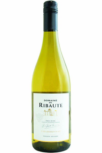 Chardonnay, Domaine de Ribaute, Pays d'Oc IGP, Languedoc, France, 2023